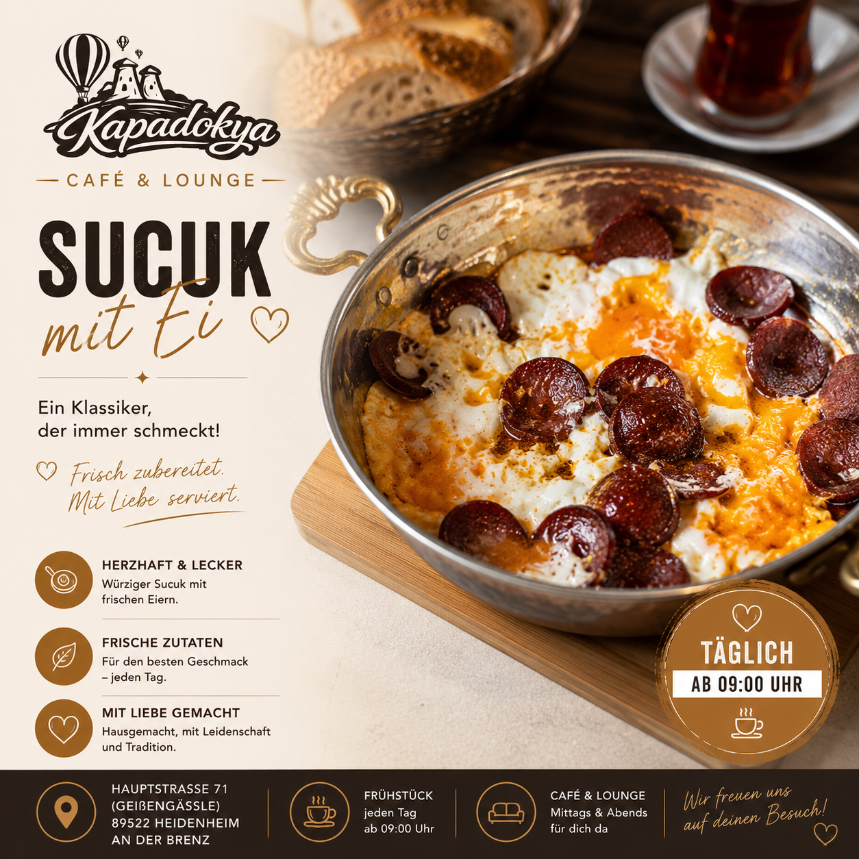 Sucuk mit Ei